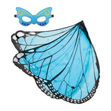 Maxbell Dress up Fancy Dress Costume Photo Prop Cherub Elf Party Butterfly Wing Blue Black