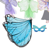 Maxbell Dress up Fancy Dress Costume Photo Prop Cherub Elf Party Butterfly Wing Blue Black