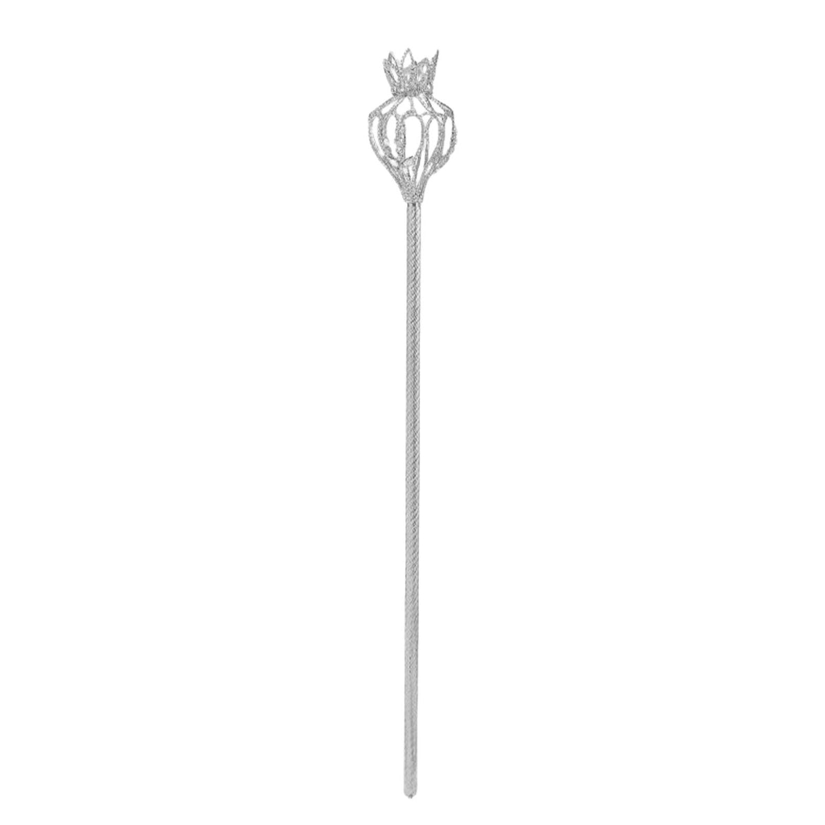 Maxbell Rhinestone Scepter Festival for Photography Prop Decoration Supplies Bride Argent