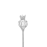 Maxbell Rhinestone Scepter Festival for Photography Prop Decoration Supplies Bride Argent