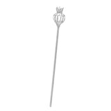 Maxbell Rhinestone Scepter Festival for Photography Prop Decoration Supplies Bride Argent