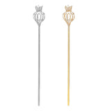 Maxbell Rhinestone Scepter Festival for Photography Prop Decoration Supplies Bride Aurerate
