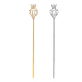 Maxbell Rhinestone Scepter Festival for Photography Prop Decoration Supplies Bride Aurerate