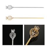 Maxbell Rhinestone Scepter Festival for Photography Prop Decoration Supplies Bride Aurerate