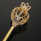 Maxbell Rhinestone Scepter Festival for Photography Prop Decoration Supplies Bride Aurerate