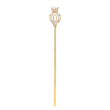 Maxbell Rhinestone Scepter Festival for Photography Prop Decoration Supplies Bride Aurerate