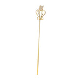 Maxbell Princess Wand Rhinestone Scepter for Pageant Party Costume Accessories Aureate
