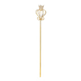 Maxbell Princess Wand Rhinestone Scepter for Pageant Party Costume Accessories Aureate