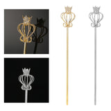 Maxbell Princess Wand Rhinestone Scepter for Pageant Party Costume Accessories Aureate