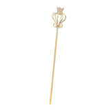 Maxbell Princess Wand Rhinestone Scepter for Pageant Party Costume Accessories Aureate