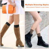 Maxbell 2Pairs Womens Boot Cuffs Cable Knit Winter Warm Fashion Short Leg Warmers