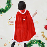 Maxbell Hooded Cape Robe Decorations Fancy Dress Christmas Halloween Costumes Cloak 80cm 100-130cm