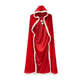 Maxbell Hooded Cape Robe Decorations Fancy Dress Christmas Halloween Costumes Cloak 80cm 100-130cm