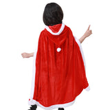 Maxbell Hooded Cape Robe Decorations Fancy Dress Christmas Halloween Costumes Cloak 80cm 100-130cm