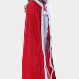 Maxbell Hooded Cape Robe Decorations Fancy Dress Christmas Halloween Costumes Cloak 120cm 1.3-1.5m