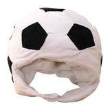 Maxbell Cartoon Football Plush Hat Photo Props Warm Lovely Headwear for Housewarming