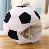 Maxbell Cartoon Football Plush Hat Photo Props Warm Lovely Headwear for Housewarming