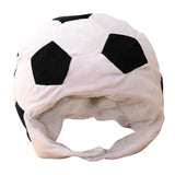 Maxbell Cartoon Football Plush Hat Photo Props Warm Lovely Headwear for Housewarming