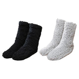 Maxbell Women Winter Warm Socks Thermal Socks Home Slippers Autumn Thick Non Slip Black