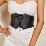 Maxbell Women Charm Waistband Wide Underbust Wedding Stretch Dresses