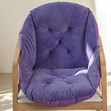 Maxbell Chair Cushion Soft Comfortable Patio Chair Pad for Dinning Room Violet
