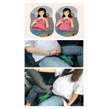 Maxbell Maternity Seat Safety Belt Comfortable Protector for Expectant Mother Green