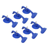 Maxbell 6x High Performance Suction Clamp Set Easy to Operate Blue Quick Release