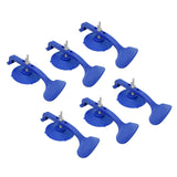 Maxbell 6x High Performance Suction Clamp Set Easy to Operate Blue Quick Release