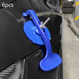 Maxbell 6x High Performance Suction Clamp Set Easy to Operate Blue Quick Release