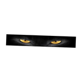 Maxbell Creative Eyes Front Windshield Stickers Visor strips Eye design  Cat Eyes Yellow
