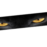 Maxbell Creative Eyes Front Windshield Stickers Visor strips Eye design  Cat Eyes Yellow