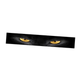 Maxbell Creative Eyes Front Windshield Stickers Visor strips Eye design  Cat Eyes Yellow