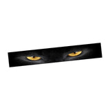 Maxbell Creative Eyes Front Windshield Stickers Visor strips Eye design  Cat Eyes Yellow