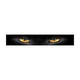 Maxbell Creative Eyes Front Windshield Stickers Visor strips Eye design  Cat Eyes Yellow