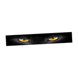 Maxbell Creative Eyes Front Windshield Stickers Visor strips Eye design  Cat Eyes Yellow