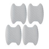 Maxbell 4x Car Door Handle Sticker Anti Scratches Universal for Truck SUV Argent