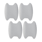 Maxbell 4x Car Door Handle Sticker Anti Scratches Universal for Truck SUV Argent