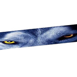 Maxbell Creative Eyes Front Windshield Stickers Visor strips Eye design wolf Shaped Eyes