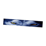 Maxbell Creative Eyes Front Windshield Stickers Visor strips Eye design wolf Shaped Eyes