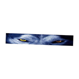 Maxbell Creative Eyes Front Windshield Stickers Visor strips Eye design wolf Shaped Eyes