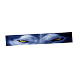 Maxbell Creative Eyes Front Windshield Stickers Visor strips Eye design wolf Shaped Eyes