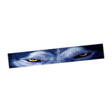 Maxbell Creative Eyes Front Windshield Stickers Visor strips Eye design wolf Shaped Eyes