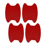 Maxbell 4x Car Door Handle Sticker Anti Scratches Universal for Truck SUV Red