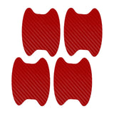 Maxbell 4x Car Door Handle Sticker Anti Scratches Universal for Truck SUV Red