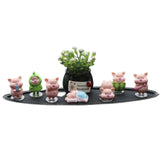 Maxbell Car Dashboard Ornament Figurines Home Decor Toy Figures Car Decoration