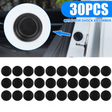 Maxbell 30x Car Door Anti Collision Gasket Accessory Buffer Bumper Cushion Black