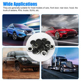 Maxbell 30x Car Door Anti Collision Gasket Accessory Buffer Bumper Cushion Black