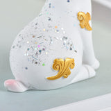Maxbell Deer Figurines Animal Statue Gifts Crafts for Living Room Bedroom Cafe White