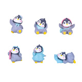 Maxbell 6 Pieces Little Penguin Figurines Miniature Figurines for Car Dashboard
