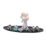 Maxbell 6 Pieces Little Penguin Figurines Miniature Figurines for Car Dashboard